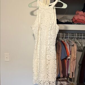Lulus white floral dress
